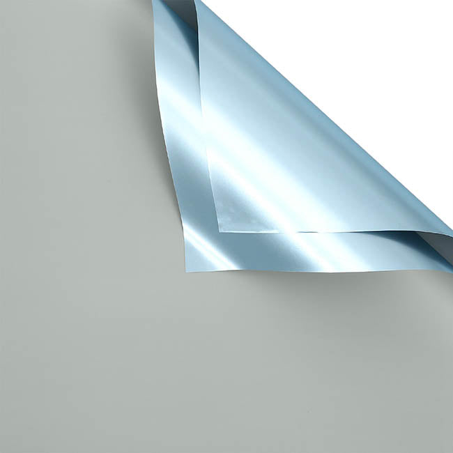 Cello Metallic Fusion 65 micron Amaze Blue Pack 40 (58x58cm)