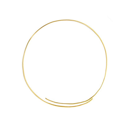 Flower Crown Frame Metal Hoop Adjustable Gold (21cmD)