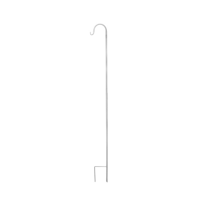 Shepherd Hook Metal White (130cmH) 2Parts