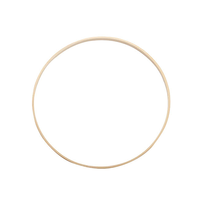 Wooden Bamboo Ring Natural (26cmD)