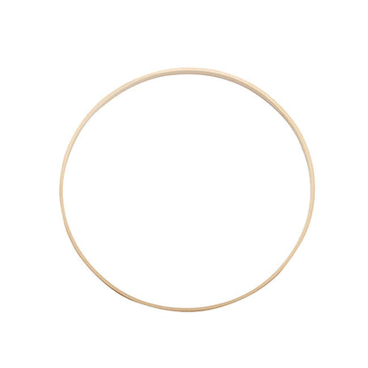 Wooden Bamboo Ring Natural (26cmD)