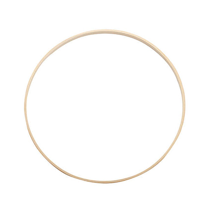Wooden Bamboo Ring Natural (30cmD)