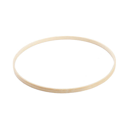 Wooden Bamboo Ring Natural (30cmD)