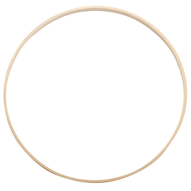 Wooden Bamboo Ring Natural (36cmD)