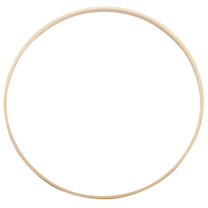 Wooden Bamboo Ring Natural (36cmD)