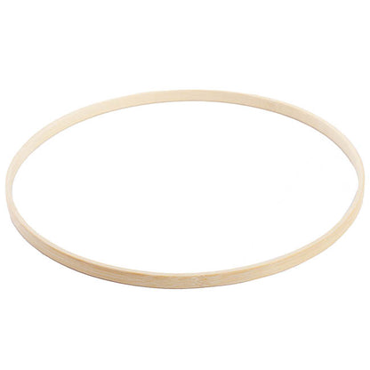 Wooden Bamboo Ring Natural (36cmD)