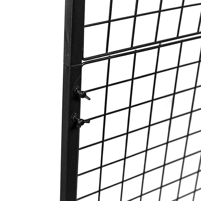 Backdrop Standing Frame with Mesh Black (1mx2mH)