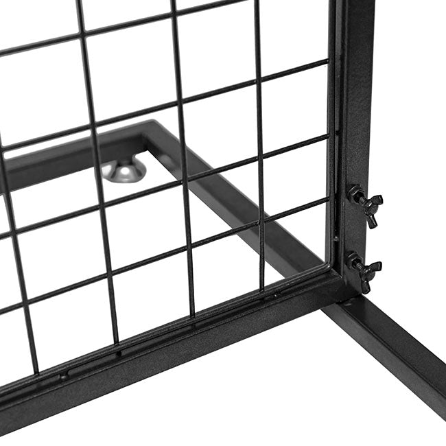 Backdrop Standing Frame with Mesh Black (1mx2mH)