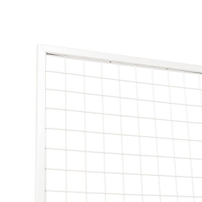 Backdrop Standing Frame with Mesh White (1mx2mH)