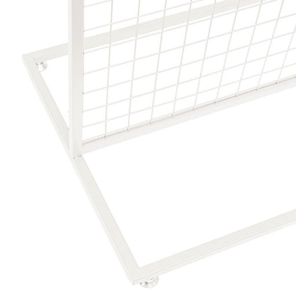 Backdrop Standing Frame with Mesh White (1mx2mH)