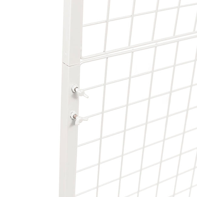 Backdrop Standing Frame with Mesh White (1mx2mH)