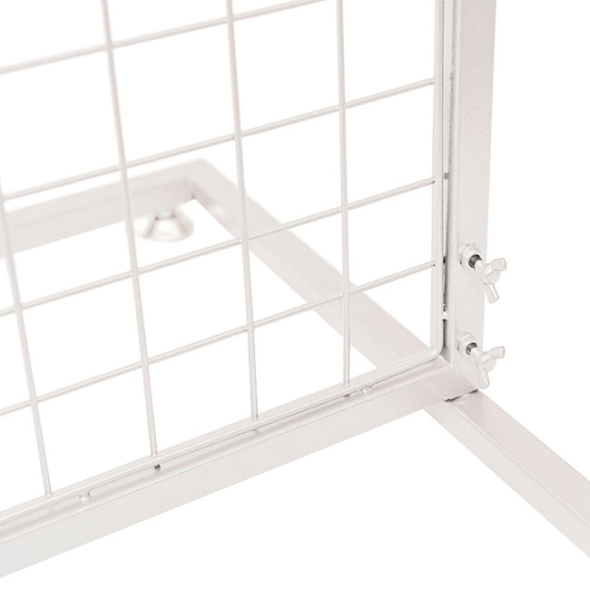 Backdrop Standing Frame with Mesh White (1mx2mH)