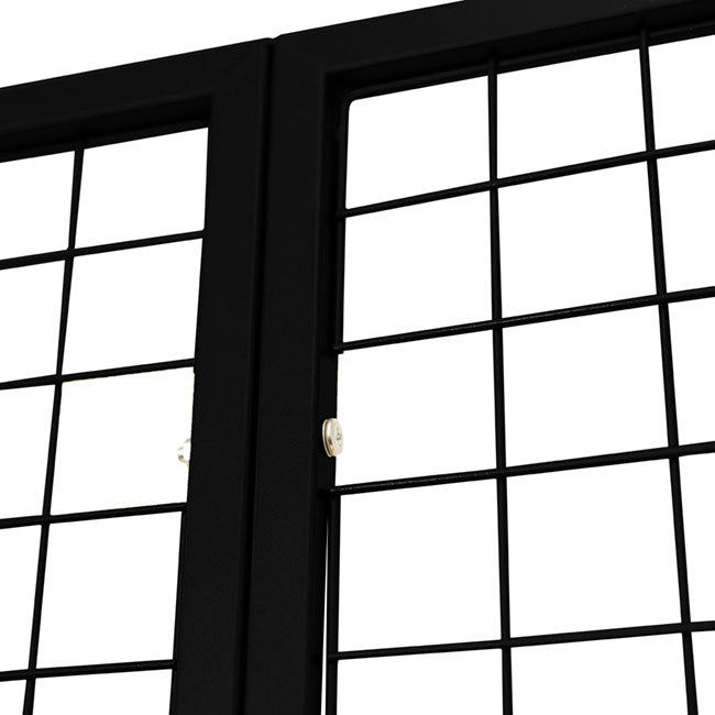 Backdrop Standing Frame with Mesh Black (2mx2mH)