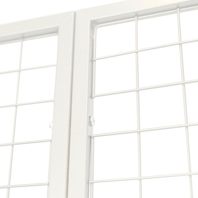 Backdrop Standing Frame with Mesh White (2mx2mH)