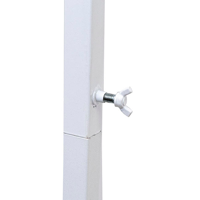 Backdrop Standing Frame Only White (2mx2mH)