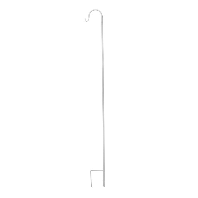 Shepherd Hook Metal White (165cmH) 2Parts