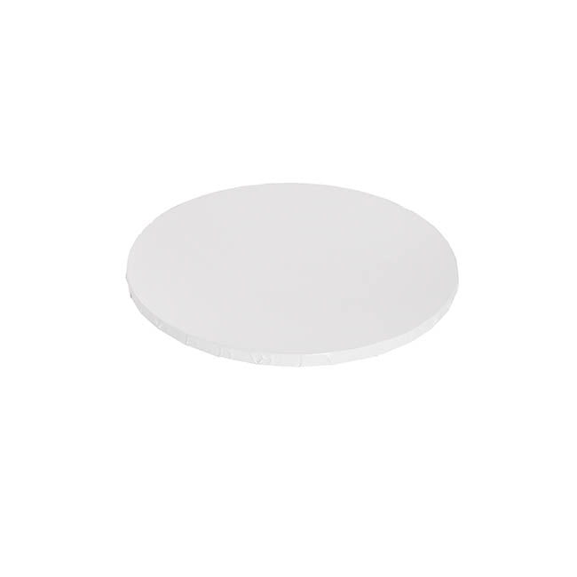Cake Board Wrapped Card 10" Round White Pack 2 (25x1.2cmH)