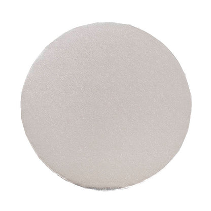 Cake Board Wrapped Card 16" Round Silver Pack 2 (40x1.2cmH)