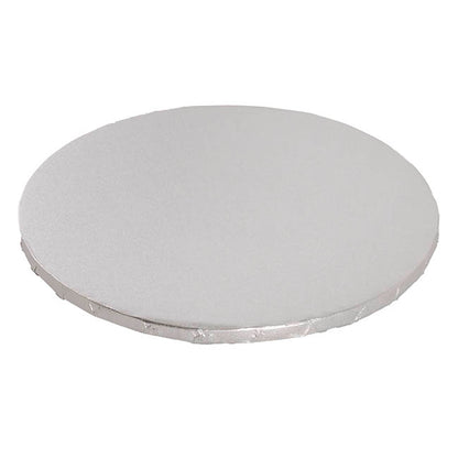 Cake Board Wrapped Card 16" Round Silver Pack 2 (40x1.2cmH)