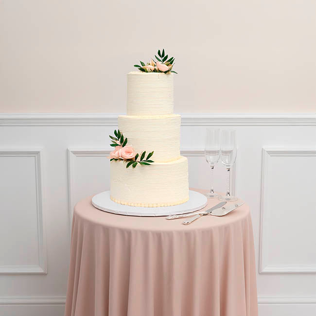 Cake Board Wrapped Card 16" Round White Pack 2 (40x1.2cmH)