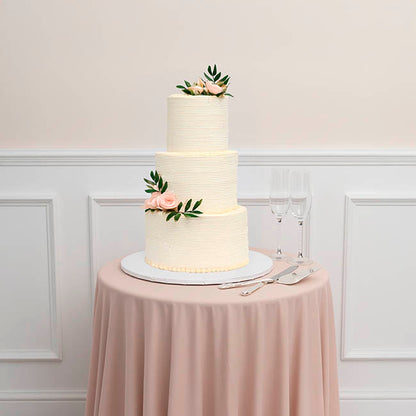 Cake Board Wrapped Card 16" Round White Pack 2 (40x1.2cmH)