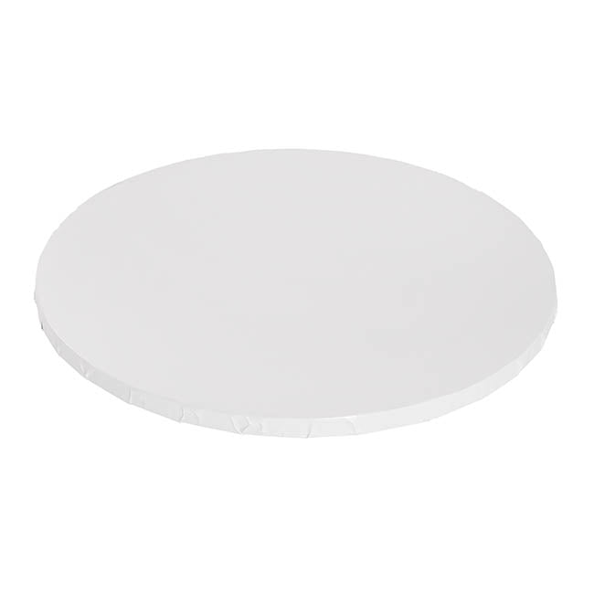 Cake Board Wrapped Card 16" Round White Pack 2 (40x1.2cmH)