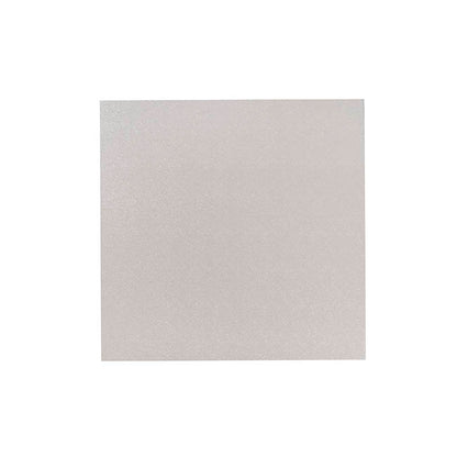 Cake Board Wrapped Card 10" Square Silver Pk2 (25x25x1cmH)