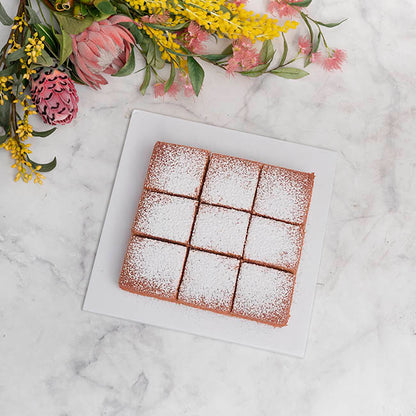 Cake Board Wrapped Card 10" Square White Pk2 (25x25x1cmH)