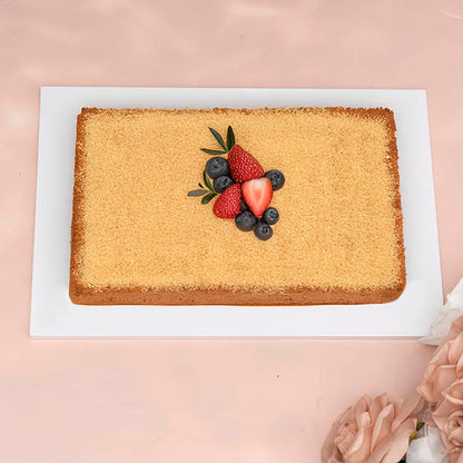 Cake Board Wrapped Card 12"x18" White Pk2 (30x45x1cmH)