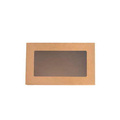 Catering Grazing Window Box & Lid Brown Pack 2 (26x16x8cmH)