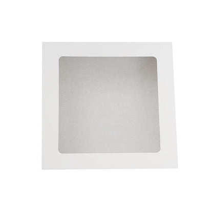 Catering Mini Window Box & Lid White Pack 2 (15x15x3cmH)