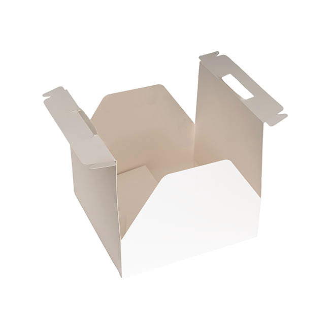 Cake Catering Gable Box White Pack 4 (30x30x24Hcm)