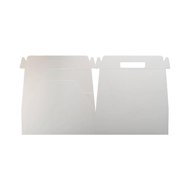 Cake Catering Gable Box White Pack 4 (30x30x24Hcm)