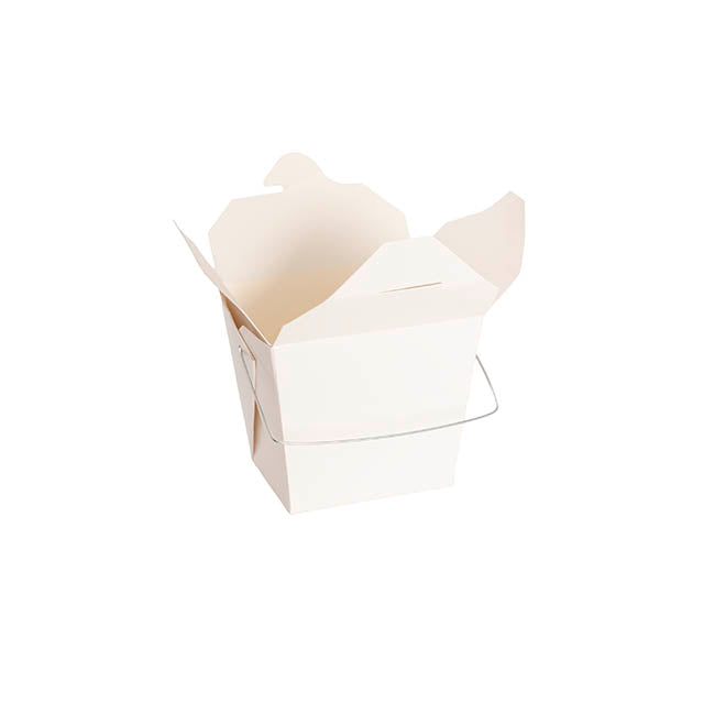 Noodle Takeaway Box 470ml 16oz Wire Handle Pk4 (62x46x66mmH)
