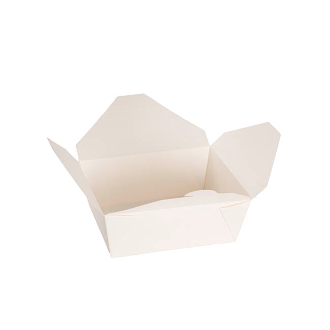 Food Takeaway Box Large White Pack 4 (16.9x13.7x6.5HcmH)