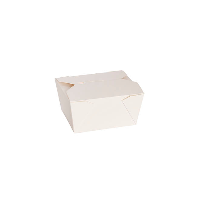 Food Takeaway Box Small White Pack 4 (10x9x6HcmH)