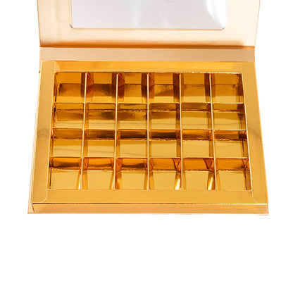 Chocolate Treat 2-Dozen Box with Insert Gold (24*17*3Hcm)