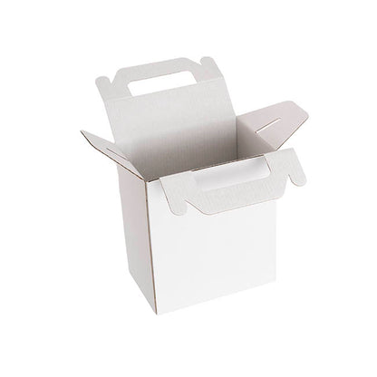 Gable Food Hamper Box Flat Pack White Pack 2 (15x10x17.5Hcm)