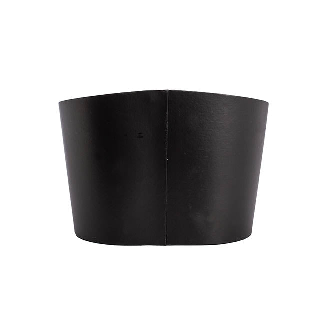 Hamper Bucket Oval Large Black (32x22x23.5cmH)