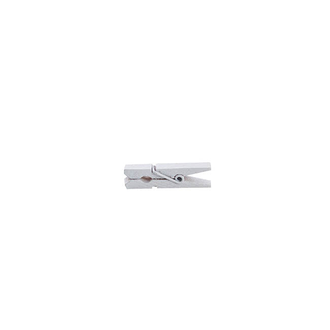 Wooden Craft Pegs Pack 25 White (35mm)