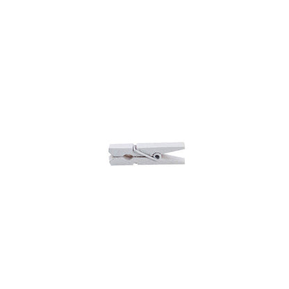 Wooden Craft Pegs Pack 25 White (35mm)