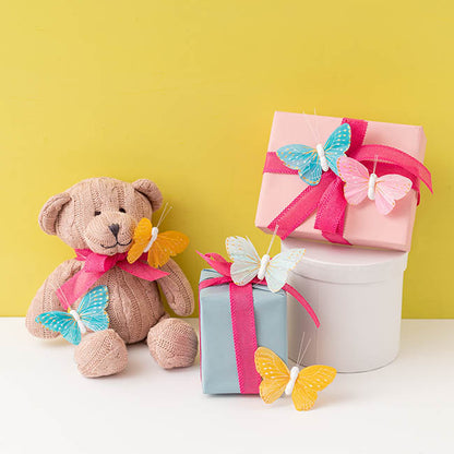 Pick Butterfly 10cm Assorted Set 1 Pack 12