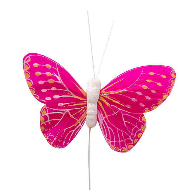 Pick Butterfly 10cm Assorted Set 1 Pack 12