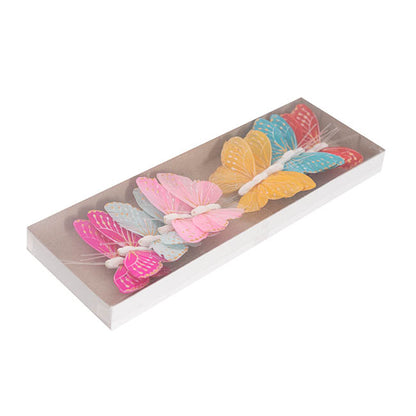 Pick Butterfly 10cm Assorted Set 1 Pack 12