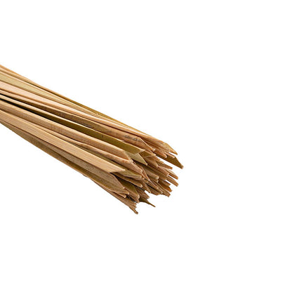 Bamboo Twisted Skewer Picks Pack 50 Beige (12cmH)