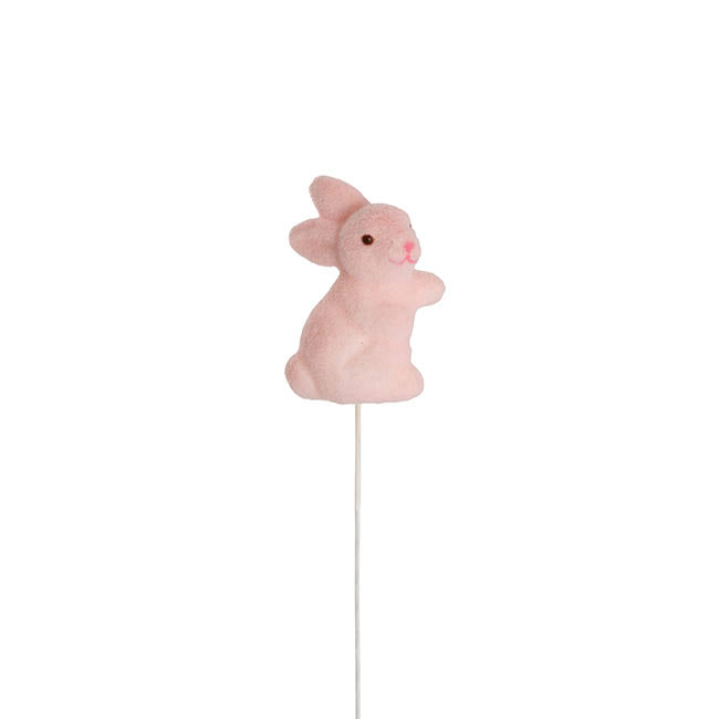 Bunny Rabbit Pick Pack 6 Flocked Pink (30cmH) – Koch & Co Pty Ltd