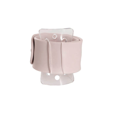 Corsage Wrist Bracelet Pack 2 Slap Snap Nude (21cmLx2.5cmH)