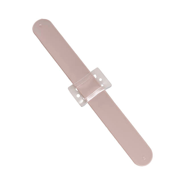 Corsage Wrist Bracelet Pack 2 Slap Snap Nude (21cmLx2.5cmH)