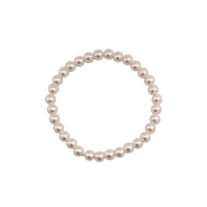 Pearl Corsage Rings Pack 4 White (12cmD)