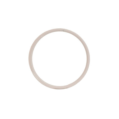 Metal Corsage Rings Pack 4 White (12cmD)